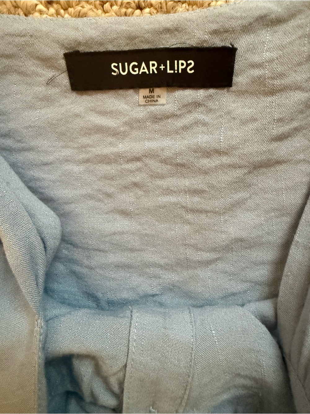 Sugarlips Light Blue Button-Front Maxi Dress - Picture 8 of 11